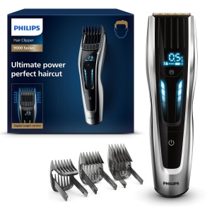 Aparat de tuns Philips HC945015, 400 lungimi, titanklinge, 120 min autonomie