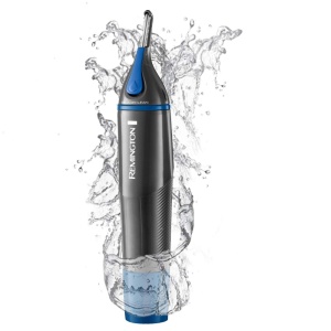Aparat de tuns Remington Multi Hair Trimper [tuns parul nasului, aparat de tuns parul urechilor, aparat de ras pentru sprancene] Aparat de tuns cu buton functie de spalare incl. 2 atasamente + accesoriu rotativ de taiere, NE3850 - Img 2