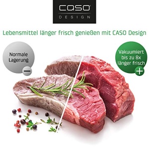 Aparat de vidat CASO VC200 Argintiu Dubla sudura Include cutter si 2 role BPA-free - Img 10