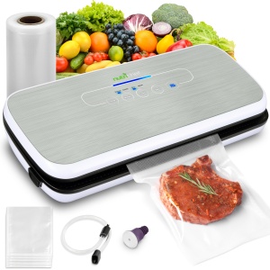 Aparat de vidat NutriChef Seal, 110W, compact, cu accesorii
