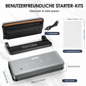 Aparat de vidat YASHE 5-in-1 Mod uscat si umed Compact si multifunctional - Img 8