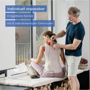 Aparat digital Beurer EM 89 TENSEMS cu functie de incalzire si 4 canale independente - Img 4