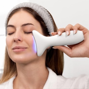 Aparat ingrijire fata si gat Cecotec FaceCare Face Neck Pro, 3 moduri, LED, EMS, IPX6, Rosu - Img 6