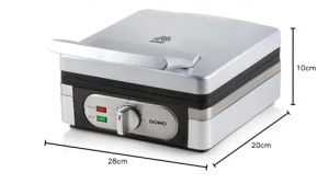 Aparat pentru vafe DOMO DO9047WN 1400W Antiaderent Design compact - Img 8