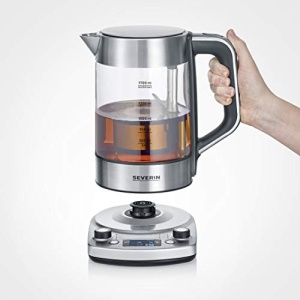 Aparat preparare ceai SEVERIN WK 3422, 1.7L, 3000W, inox si sticla, negru - Img 10
