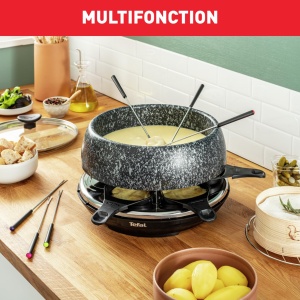 Aparat Raclette si Fondue Tefal Cheesen Co RE12C8, 850W, 6 persoane, design elegant - Img 3
