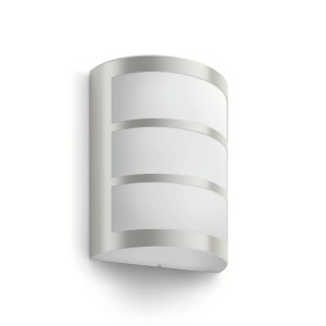 Aplica de perete exterior Philips Python 55W LED Argintiu IP44 Rezistenta la apa - Img 2