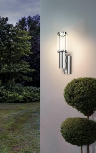 Aplica de perete LED Eglo Trono Stick, senzor de miscare, IP44, argintie - Img 2