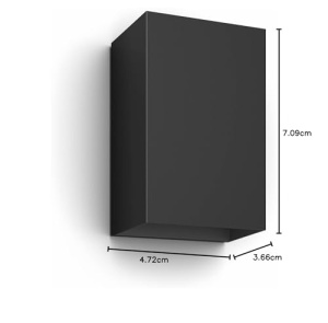 Aplica inteligenta Philips Hue Resonate pentru iluminat exterior, 1180 lm, IP44, negru - Img 10