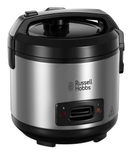 Aragaz de orez Russell Hobbs [castigatorul testului] 1,2 l incl. insertie pentru abur cu capac cu balamale cu aroma (functie de mentinere la cald, oala de gatit cu acoperire antiaderenta, lingura de orez si ceasca de masurare, otel inoxidabil) 27080-56 - Img 4