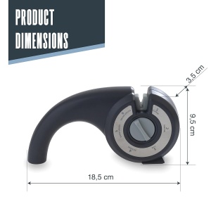 Ascutitor de cutite si foarfece LACOR 39262-6 in 1, ergonomic, cu 6 moduri - Img 2
