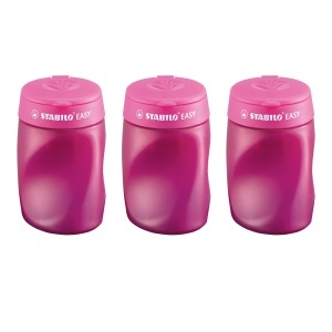 Ascutitor ergonomic STABILO EASYsharpener 3 in 1, pentru creioane si carioci, diverse culori