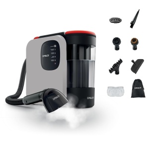 Aspirator cu aburi Polti StainOver SC20, 4 in 1, gri, 9 accesorii incluse