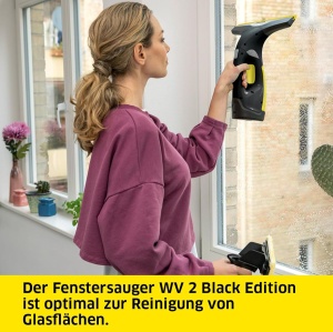 Aspirator de geamuri Karcher WV 2 Black Edition, 35 min autonomie, 2 duze - Img 2
