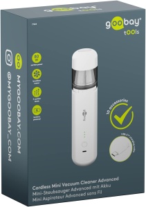 Aspirator de mana Goobay 77828, 80 W, alb, autonomie 25 min, accesorii multiple - Img 8