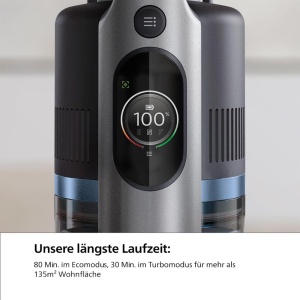 Aspirator fara fir Philips Aqua seria 7000 motor digital PowerCyclone 12 cu lumini LED modul Aqua atasabil autonomie de pana la 80 de minute cu 2 acce - Img 2