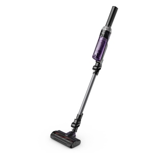 Aspirator fara fir Rowenta RH1128 X-Nano | Tip baterie litiu-ion | Ultrausoare | Aspirator 2 in 1 si aspirator portabil | Autonomie de pana la 40 de minute | incl. accesorii | Gri/Violet - Img 1