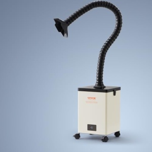Aspirator fum de lipit VEVOR XF250U, 150W, 332 mh, 3 filtre, compact si mobil - Img 3