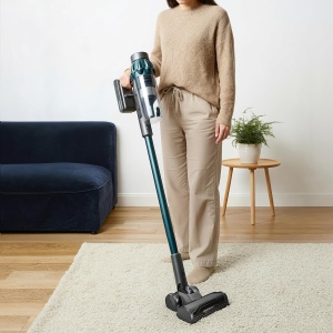 Aspirator H.Koenig UPX32, 400W, 50 minute autonomie, culoare albastra - Img 2