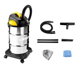 Aspirator LAVOR VAC 30 S, 30 Litri, 1200 W, Stahltank