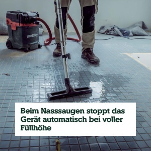 Aspirator Metabo ASA 30 L PC, puternic, cu filtru de curatare, pentru umed si uscat - Img 9