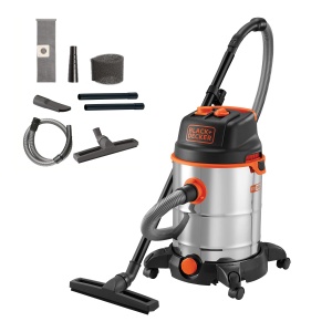 Aspirator multifunctional BLACKDECKER BXVC30XTDE 1600W 30L functie umeduscat priza integrata pentru scule electrice