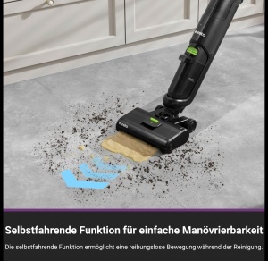 Aspirator multifunctional EUREKA NEW400 fara fir cu functie de autocuratare si sistem dual de rezervoare - Img 5