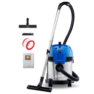 Aspirator Nilfisk Multi II 22L INOX, 1200 W, pentru uz casnic si profesional - Img 1