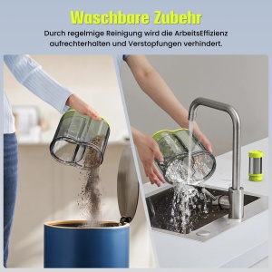 Aspirator pentru saltele cu UV-C, 16 kPa, sistem cu doua cicloni - Img 8