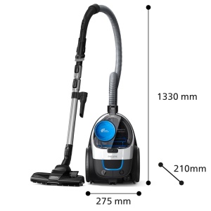 Aspirator Philips PowerPro Compact FC933209, 900 W, Filtru Allergy H13, 1.5L, Alb - Img 8