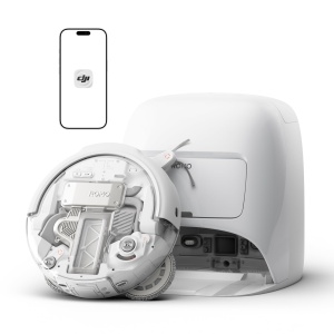 Aspirator robot DJI ROMO A, 25000 Pa, auto-curatare, design transparent - Img 1