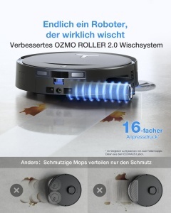 Aspirator robot ECOVACS T80S Omni, 24800 Pa, functie de mop, tehnologie anti-incalcire - Img 3