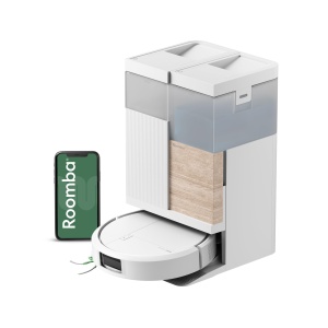 Aspirator robot iRobot Roomba 575 Combo cu statie de spalare, 25Kpa, negru