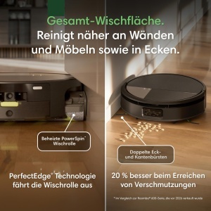 Aspirator robot iRobot Roomba 775C, 30000 Pa putere, Wischrolle cu apa calda - Img 3