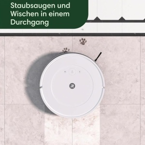 Aspirator robot iRobot Roomba Combo Essential, 2-in-1, alb, 120 min autonomie - Img 2