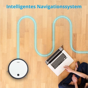 Aspirator robot MEDION cu functie de stergere si control prin aplicatie (WLAN, Alexa, navigatie inteligenta, statie de incarcare, aspirare si stergere in acelasi timp, optimizat pentru parul animalelor de companie si alergici, MD 19601) - Img 6