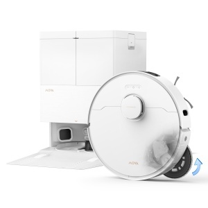Aspirator robot Mova E50 Pro Ultra, 30000 Pa putere, 5L rezervor