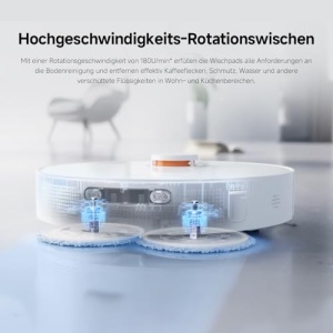 Aspirator robot Xiaomi X20 cu statie de auto-golire, 6000Pa putere, 4L rezervor - Img 13