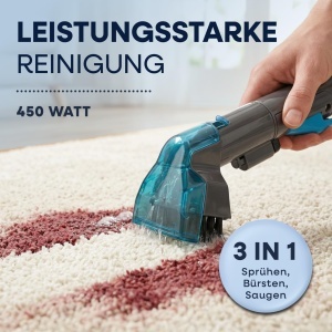Aspirator si curatator de tapiterie CLEANmaxx Polsterreiniger Kompakt Pro, 13 kPa, 1L - Img 5