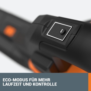 Aspirator si suflanta frunze Worx WG583E, 40V, 575 mh, 335 kmh, sac 35L - Img 8