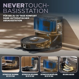 Aspirator si Wischrobot Shark PowerDetect RV2800, 2-in-1, Negru, Autonom - Img 2