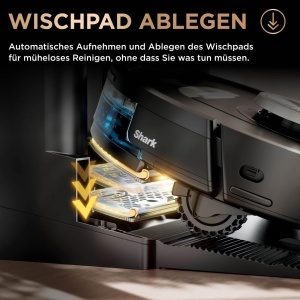 Aspirator si Wischroboter Shark PowerDetect RV2800, Negru, 2-in-1 - Img 8