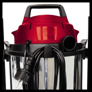 Aspirator umed/uscat Einhell TC-VC 1815 S (1.250 W, recipient din otel inoxidabil de 15 litri, sistem de furtun de 36 mm, suport pentru accesorii, duza de aspiratie cu insertie combinata) - Img 7