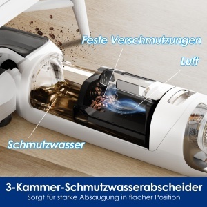 Aspirator umed-uscat Tineco Floor One Stretch S6, 40 min autonomie, auto-curatare - Img 9