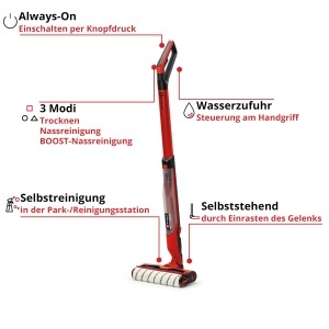 Aspirator vertical Einhell CLEANEXXO Power X-Change 18V functie de auto-curatare mod BOOST - Img 3