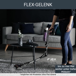 Aspirator vertical Rowenta X-Force Flex 960 RH2038 Lila-Negru fara fir autonomie 45 min - Img 3