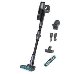 Aspirator vertical Rowenta X-Pert 360 RH6971WO fara sac autonomie 45 min LED gri-albastru