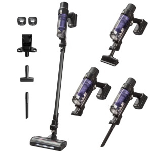 Aspirator vertical Rowenta X-PERT 760 RH6A33WO 140W LED Ultralejer Lila-Negru