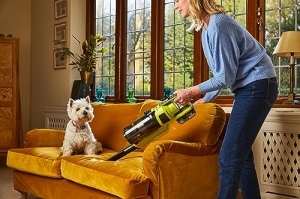 Aspirator vertical RYOBI RSV18BL-0 18V Brushless 800ml Verde-Antracit - Img 2