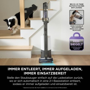 Aspirator vertical Shark PowerDetect IP3225EUT fara fir 70 min autonomie Auto-Clean pentru par de animale si alergeni - Img 4